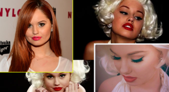Debby Ryan’s Halloween Makeup: Marilyn Monroe