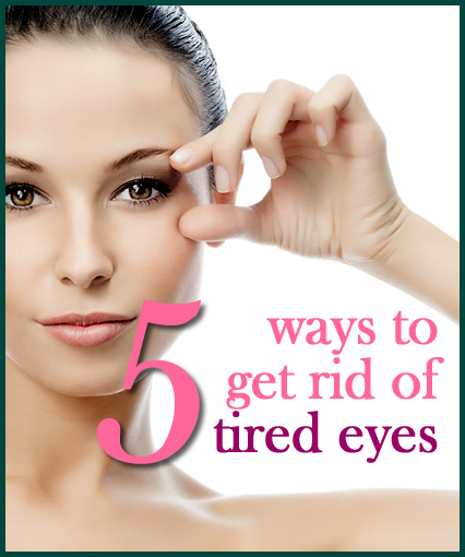 Woman Holding Open Eye Tired Eyes Beauty Skincare Advice