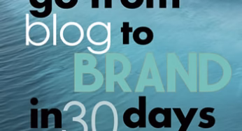 Go From Blog to Brand in 30 Days Free Book Giveaway