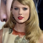 Taylor Swift with Sideswept Bangs