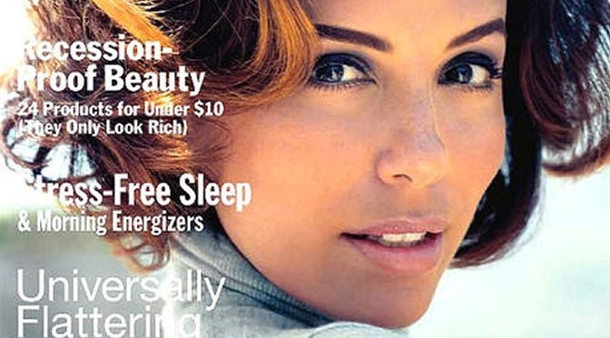 Celebrity Makeup: Eva Longoria in Allure