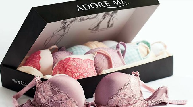 adore me lingerie bra and panty set review