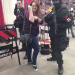 Fan Fest - Steph arms herself with Umbrella Corp