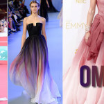 Celebrities in Ombre Dresses and Gowns Runway JPG