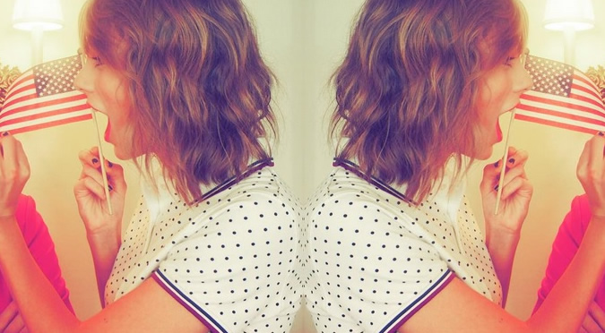 Taylor Swift Fourth of July Instagram Pics Reflection