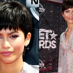 zendaya bet awards pixie cut makeup