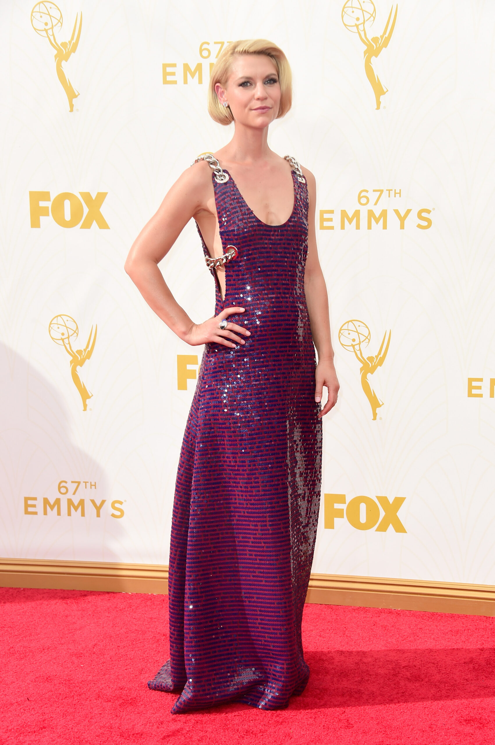 67th Annual Primetime Emmy Awards - Arrivals Claire Danes in Prada