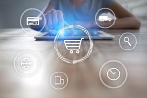 the e commerce effect swiping tablet