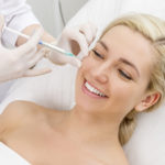 beauty facial injections blonde woman botox