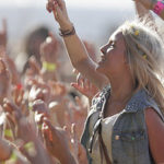 Festival blonde young party Coachella