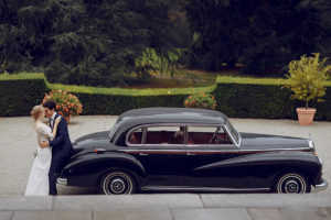 Wedding car to rent classic bride groom