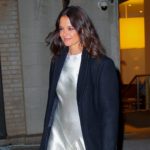katie holmes in a blazer