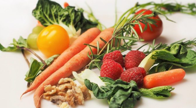 vegetables nutritious food carrots strawberries