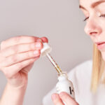 young woman serums