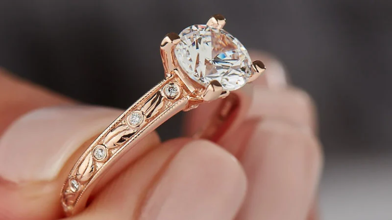 gen z engagement rings rose gold