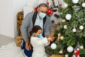 christmas 2020 face masks family visits