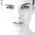 young woman beautiful skin