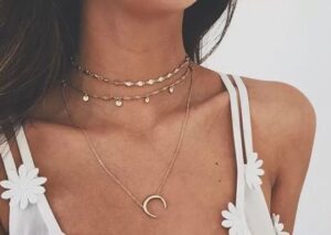 gen z necklace length moon