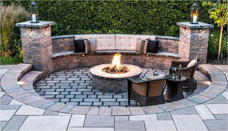 fountain fire pit